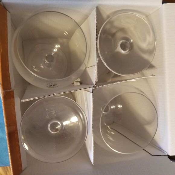 Cristal d’Arques French Crystal 20oz Balloon wine glass set of 4-20 oz each - Picture 7 of 9